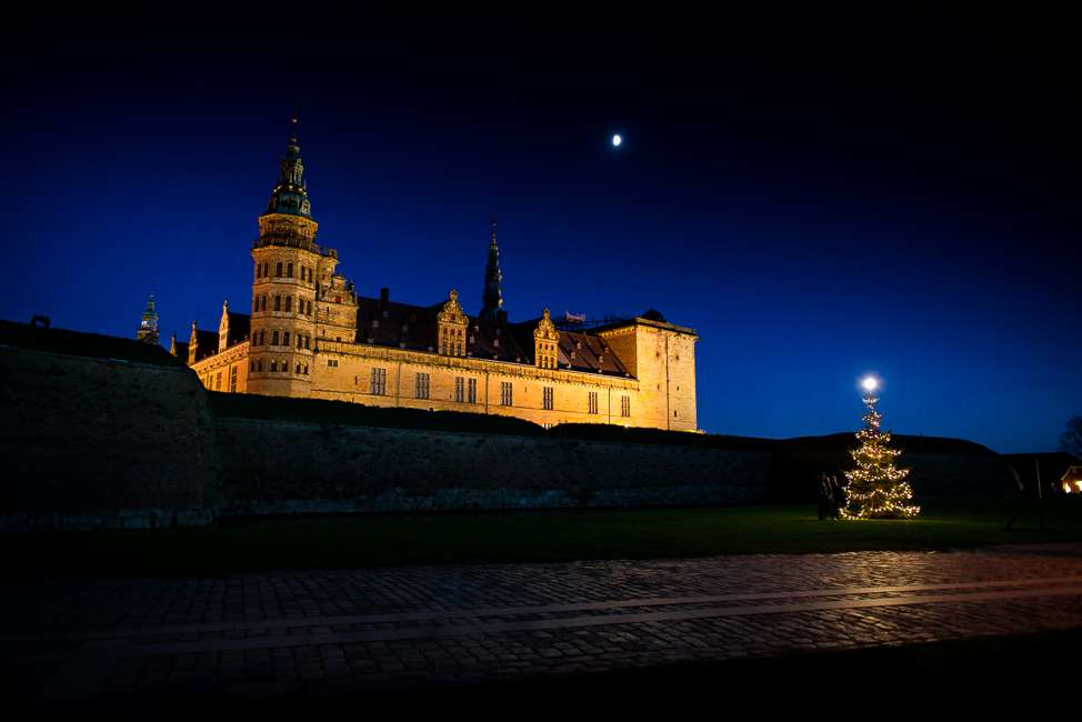 Julmarknad på Slot,i Helsingör